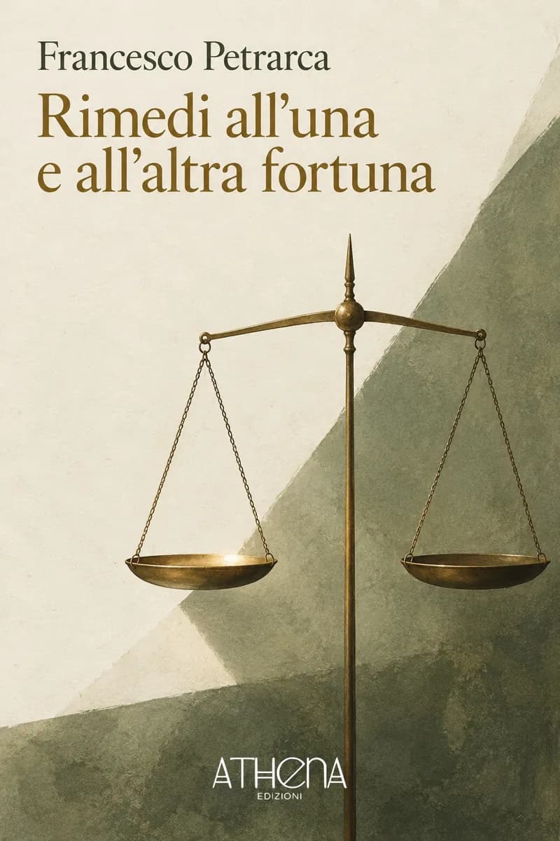 Rimedi all'una e all'altra fortuna di Francesco Petrarca – copertina Edizioni Athena