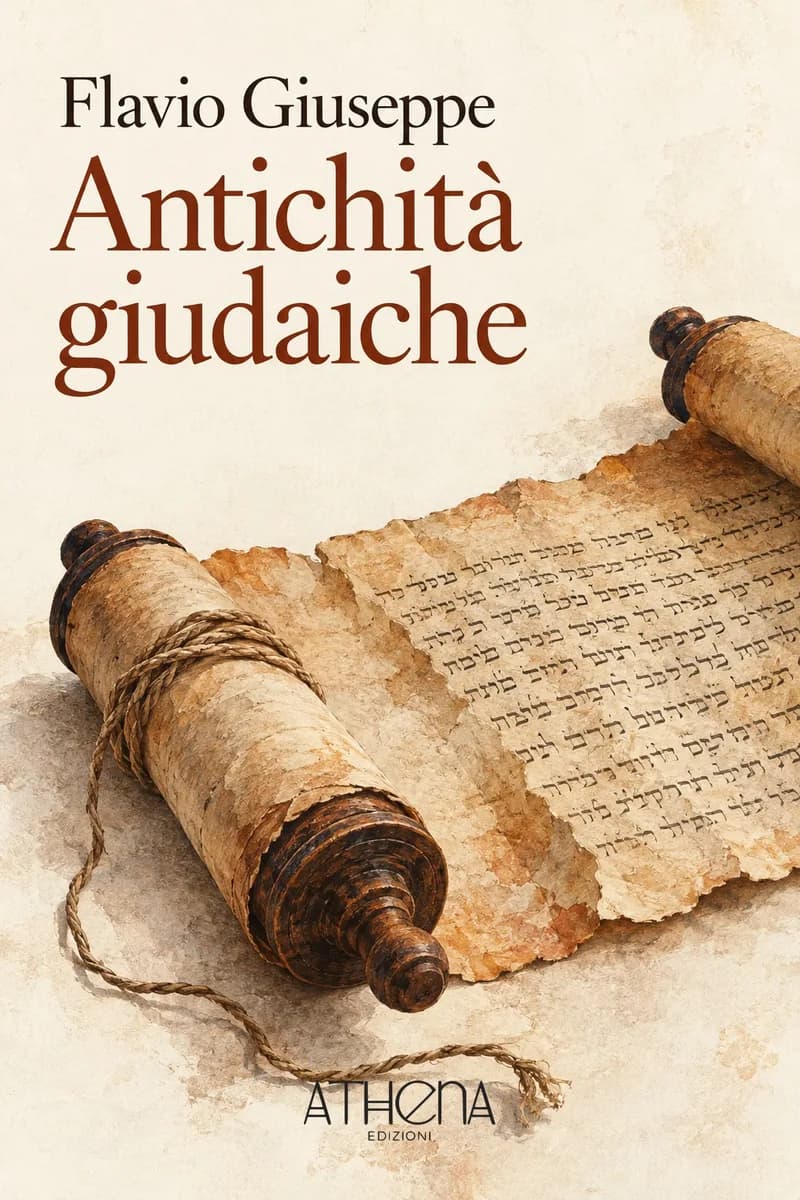 Antichità giudaiche di Flavio Giuseppe – copertina Edizioni Athena