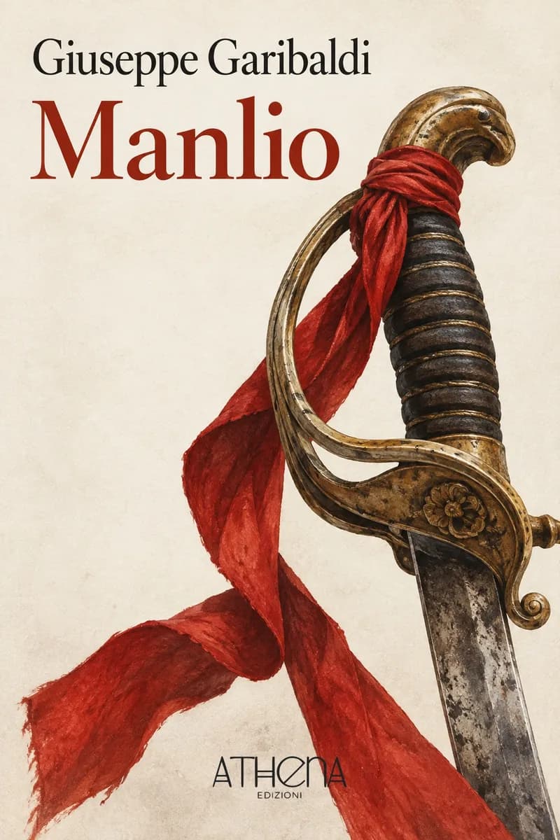 Manlio di Giuseppe Garibaldi – copertina Edizioni Athena