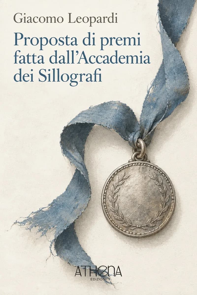 Proposta di premi fatta dall'Accademia dei Sillografi di Giacomo Leopardi – copertina Edizioni Athena