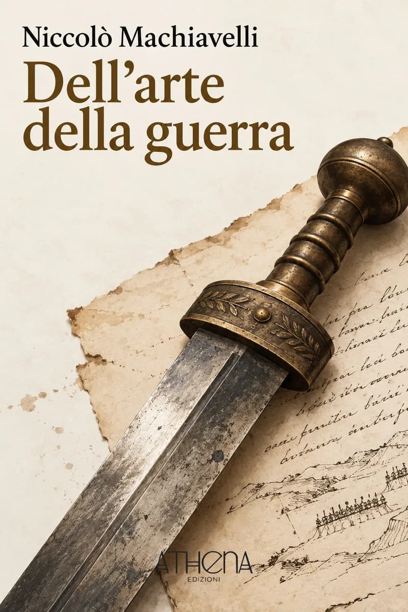Dell'arte della guerra di Niccolò Machiavelli – copertina Edizioni Athena