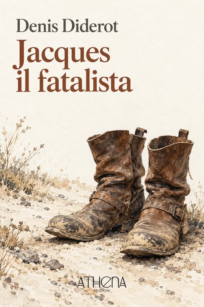 Jacques il fatalista di Denis Diderot – copertina Edizioni Athena