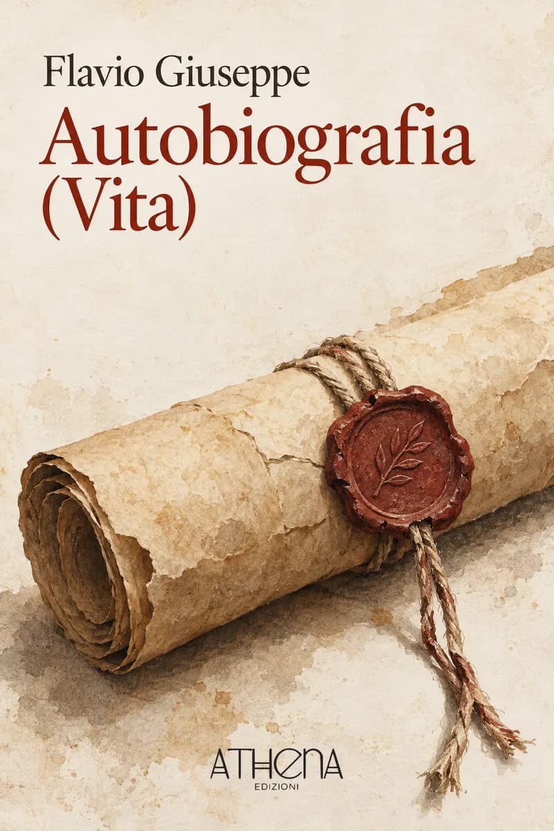 Autobiografia (Vita) di Flavio Giuseppe – copertina Edizioni Athena