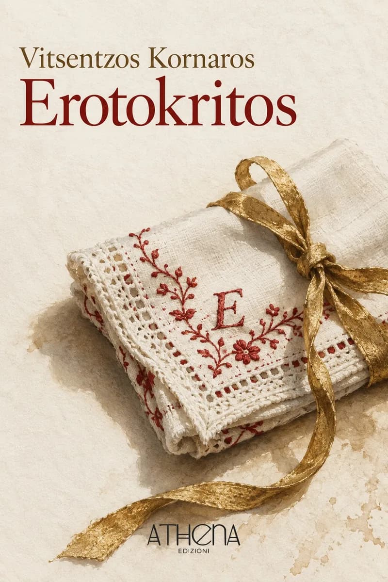 Erotokritos di Vitsentzos Kornaros – copertina Edizioni Athena