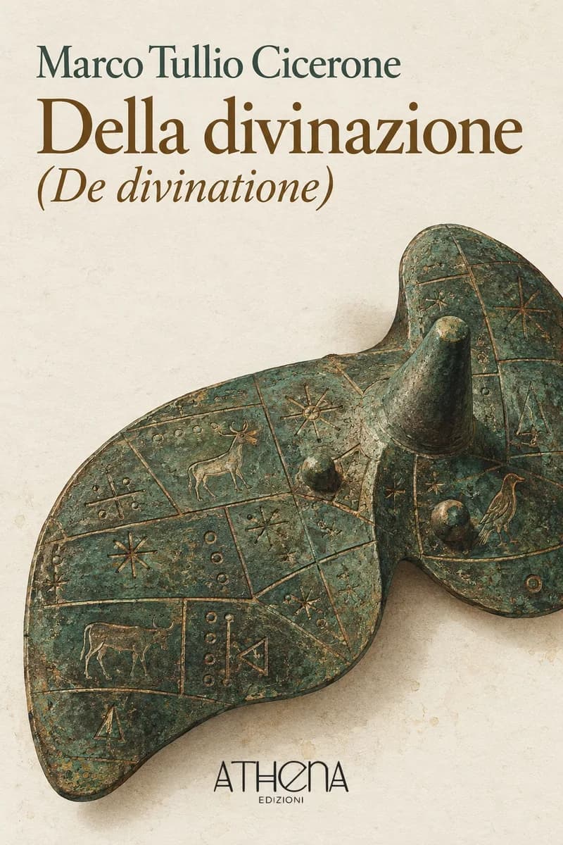 Della divinazione (De divinatione) di Marco Tullio Cicerone – copertina Edizioni Athena
