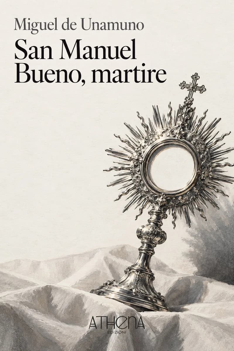 San Manuel Bueno, martire di Miguel de Unamuno – copertina Edizioni Athena