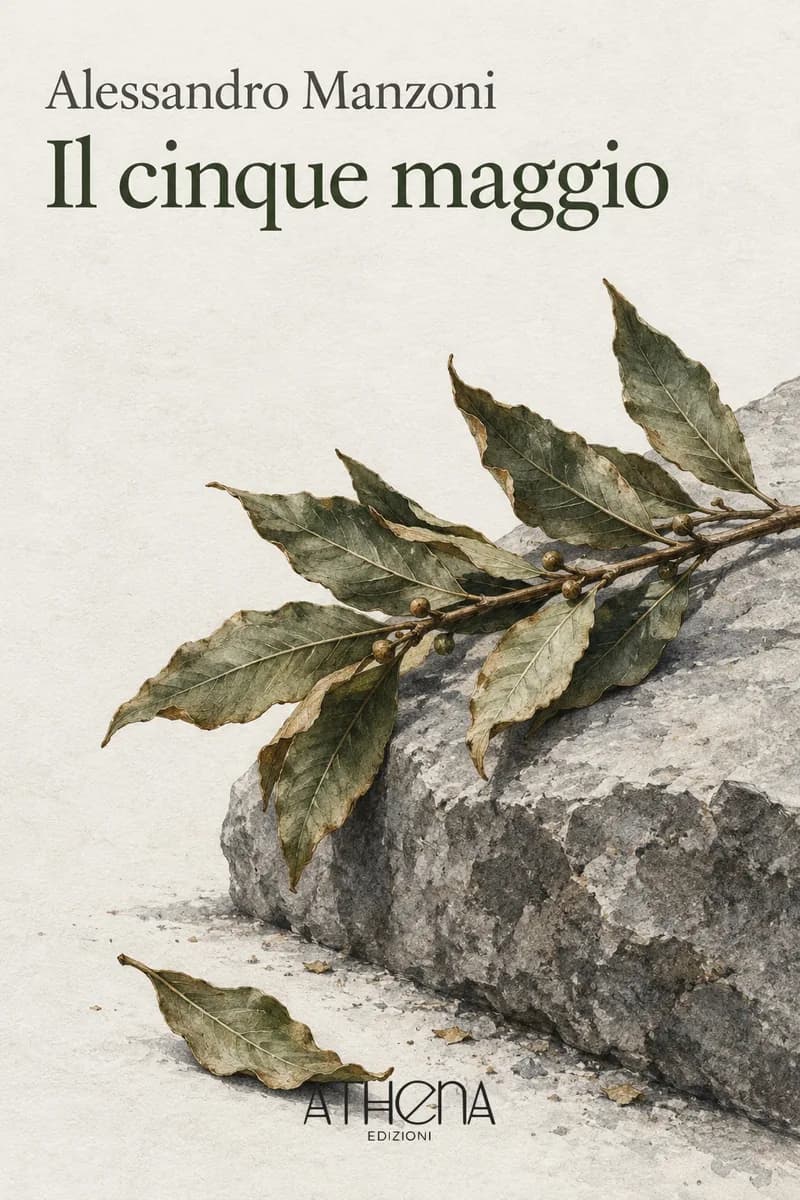 Il cinque maggio di Alessandro Manzoni – copertina Edizioni Athena