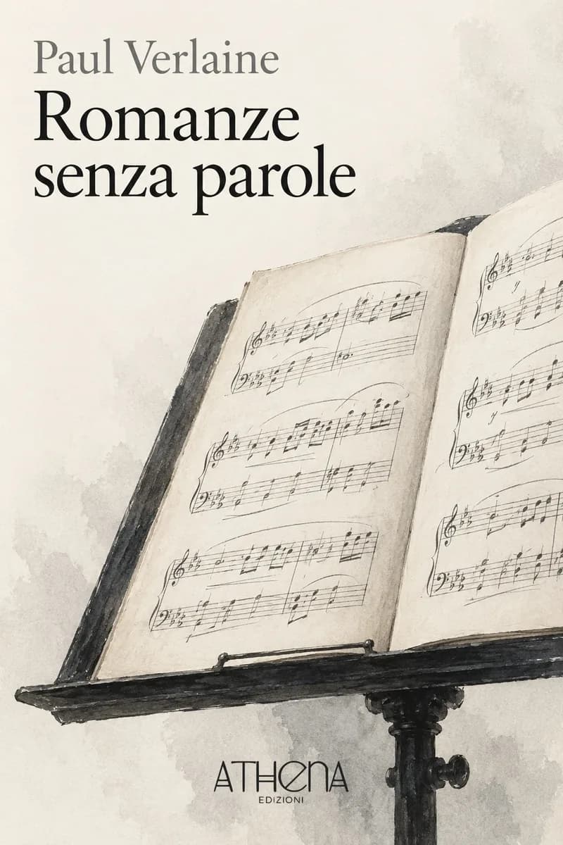 Romanze senza parole di Paul Verlaine – copertina Edizioni Athena