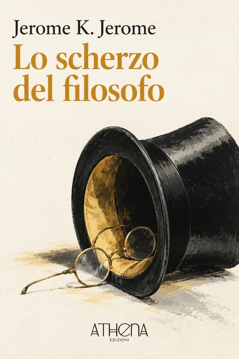 Lo scherzo del filosofo di Jerome K. Jerome – copertina Edizioni Athena