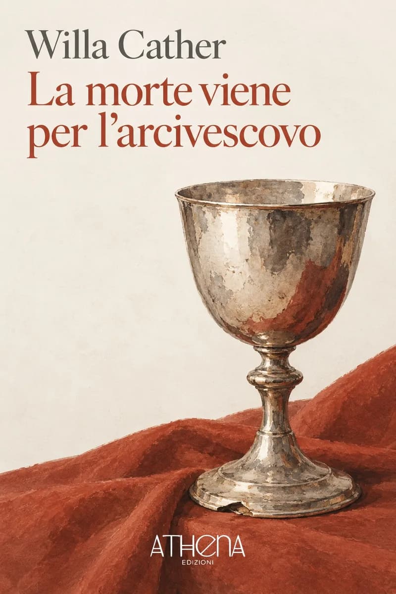 La morte viene per l'arcivescovo di Willa Cather – copertina Edizioni Athena