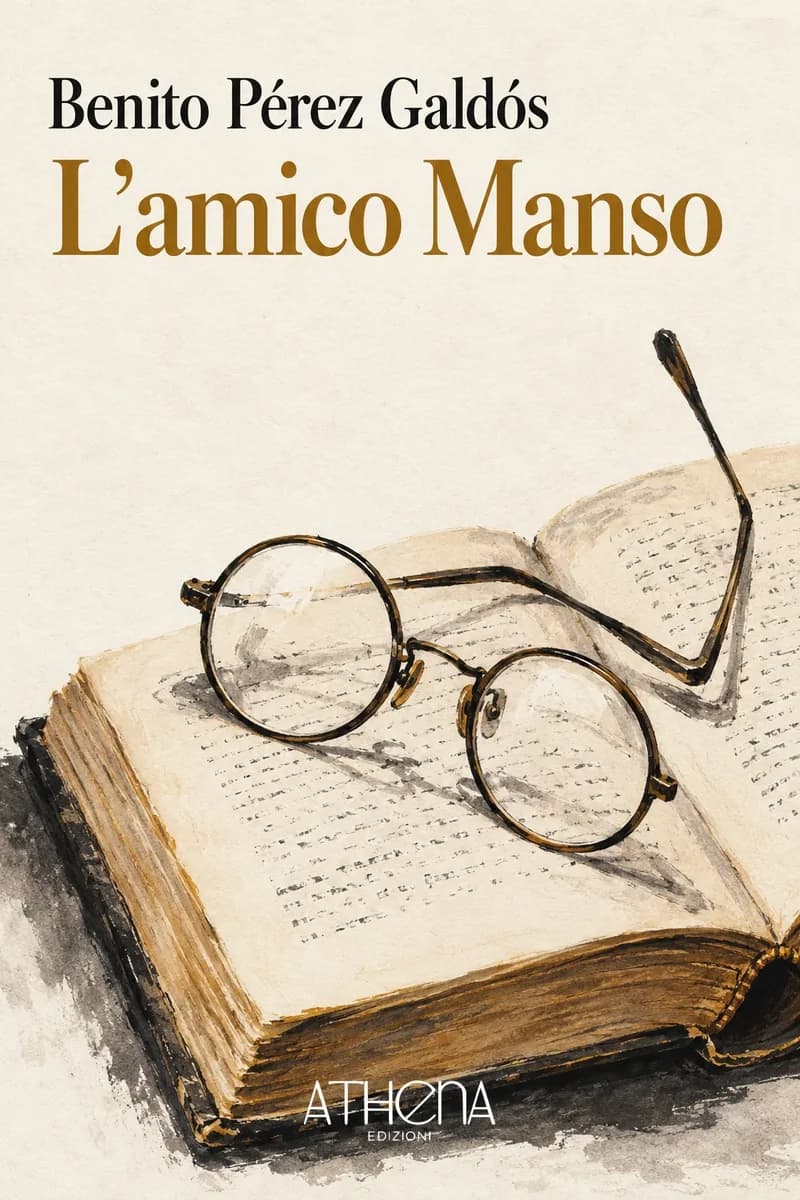 L'amico Manso di Benito Pérez Galdós – copertina Edizioni Athena