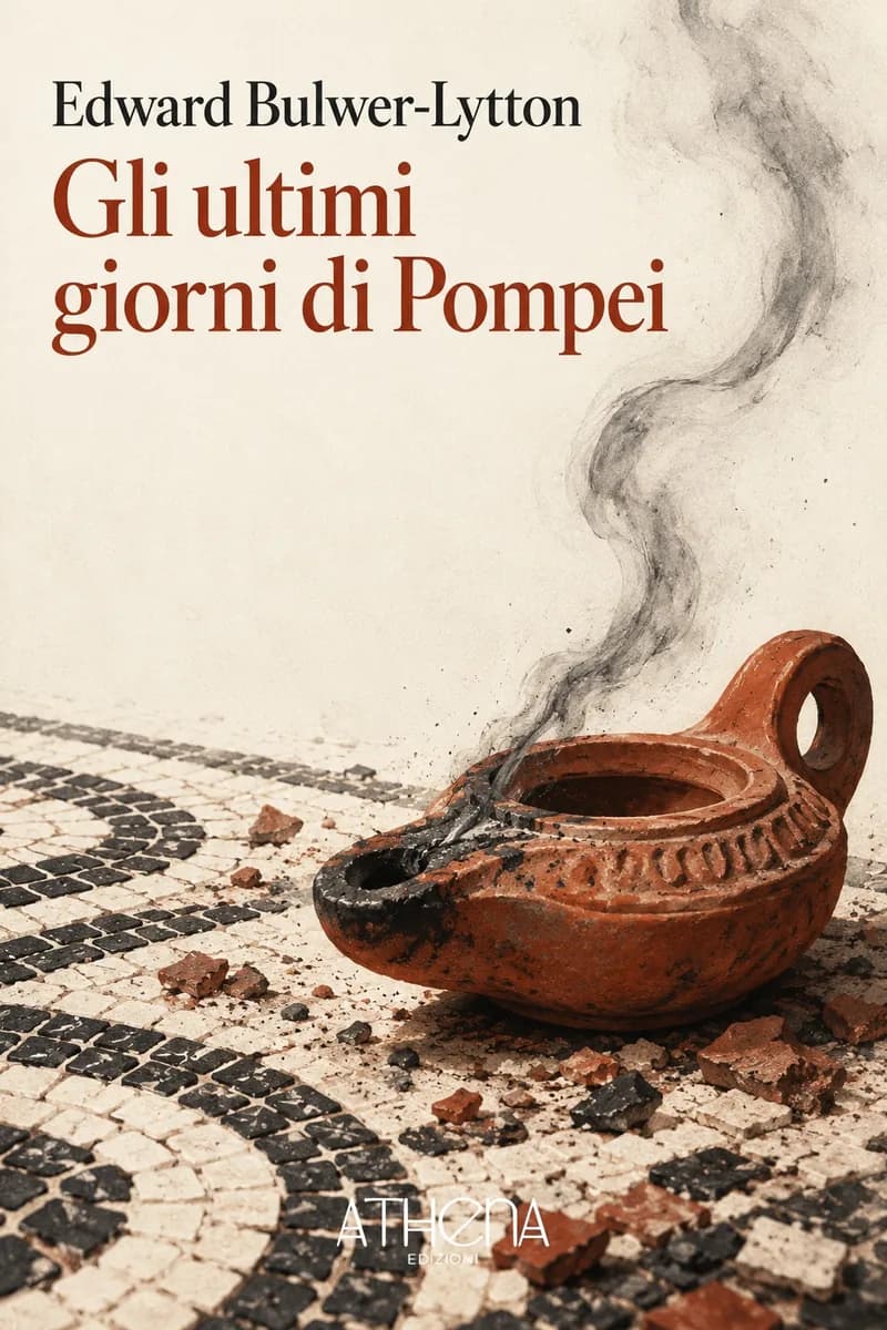 Gli ultimi giorni di Pompei di Edward Bulwer-Lytton – copertina Edizioni Athena