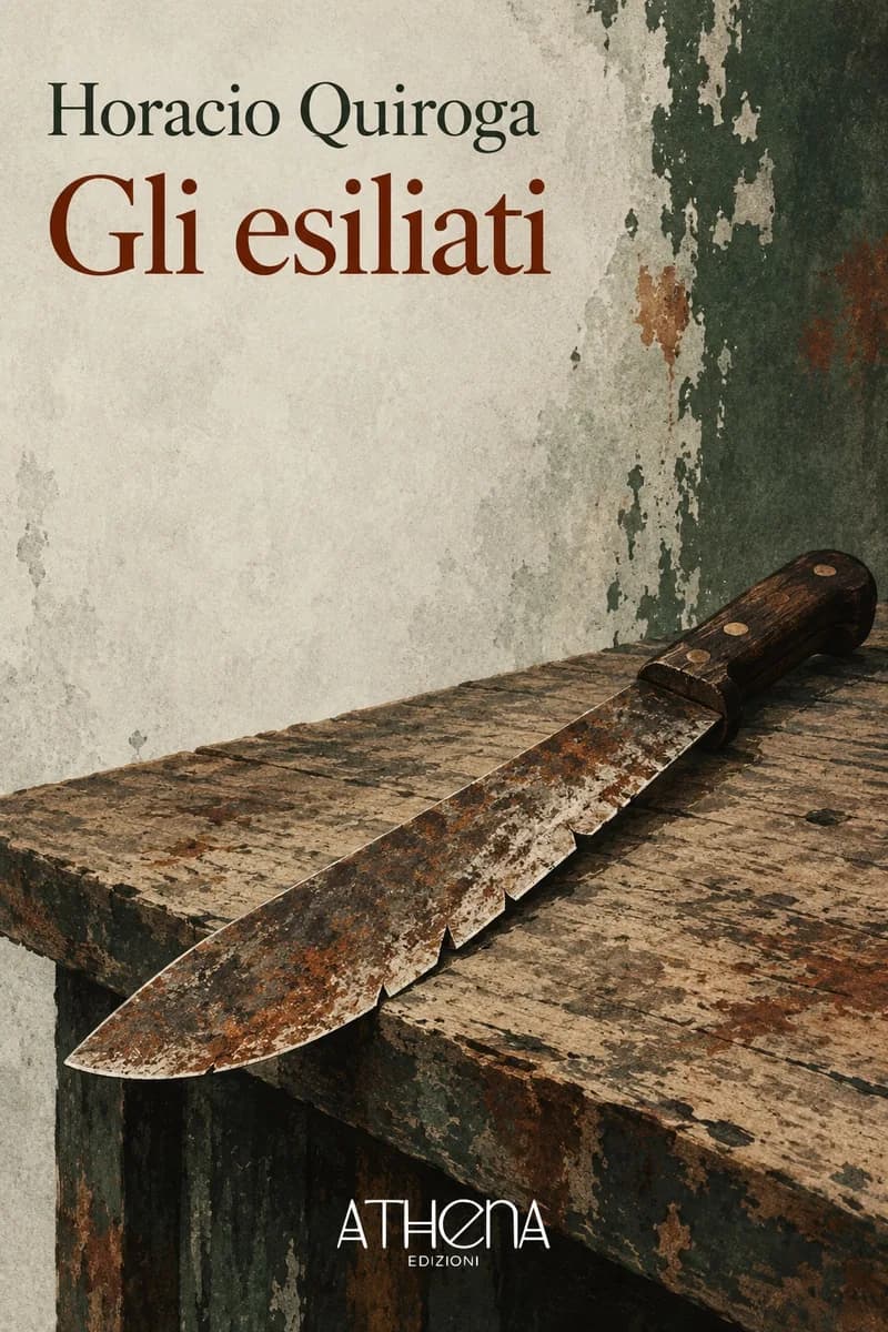 Gli esiliati di Horacio Quiroga – copertina Edizioni Athena