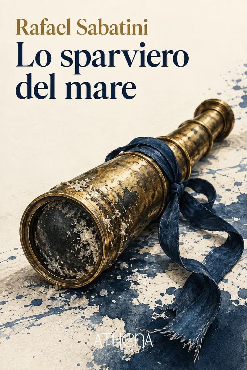 Lo sparviero del mare di Rafael Sabatini – copertina Edizioni Athena