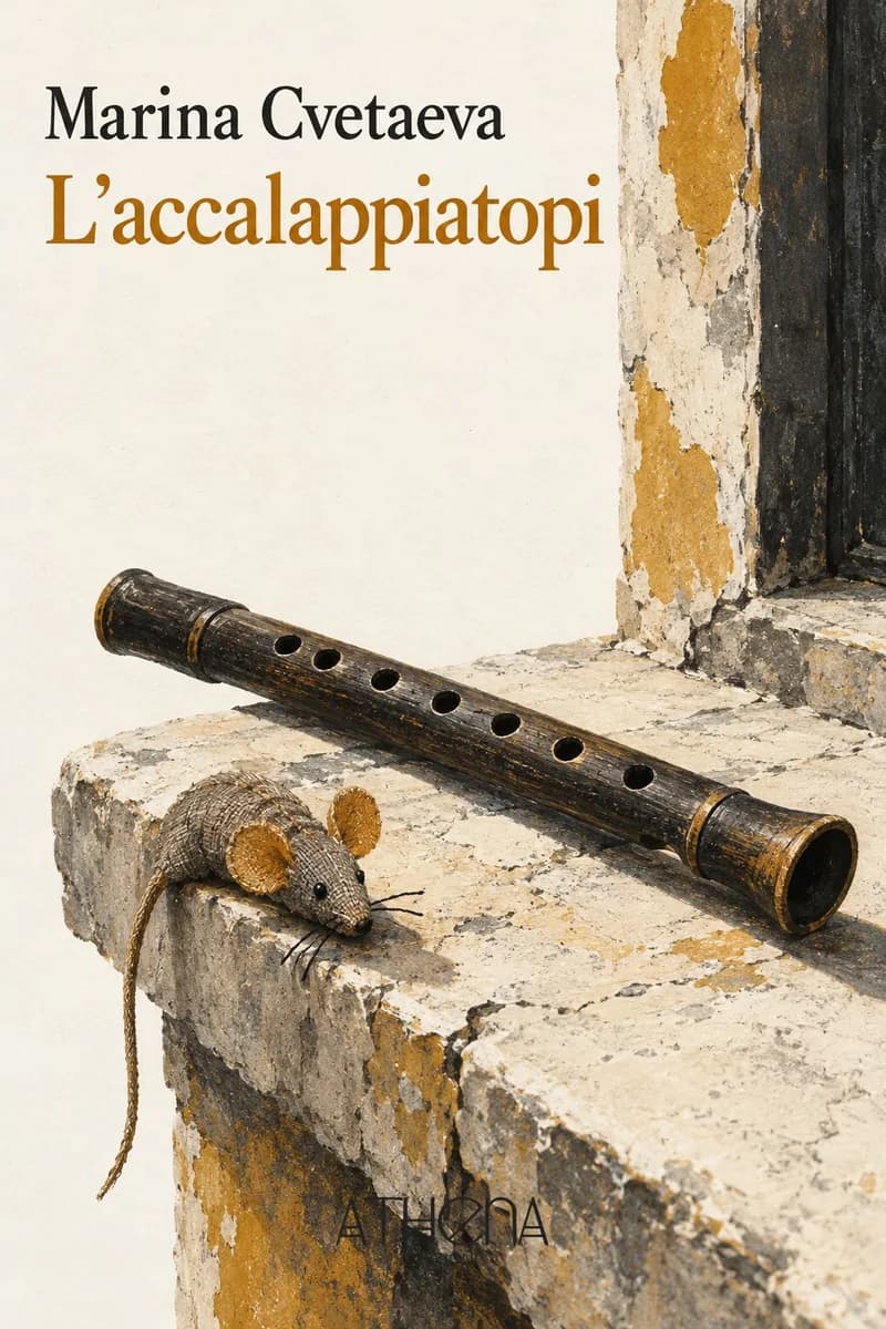L'accalappiatopi di Marina Cvetaeva – copertina Edizioni Athena