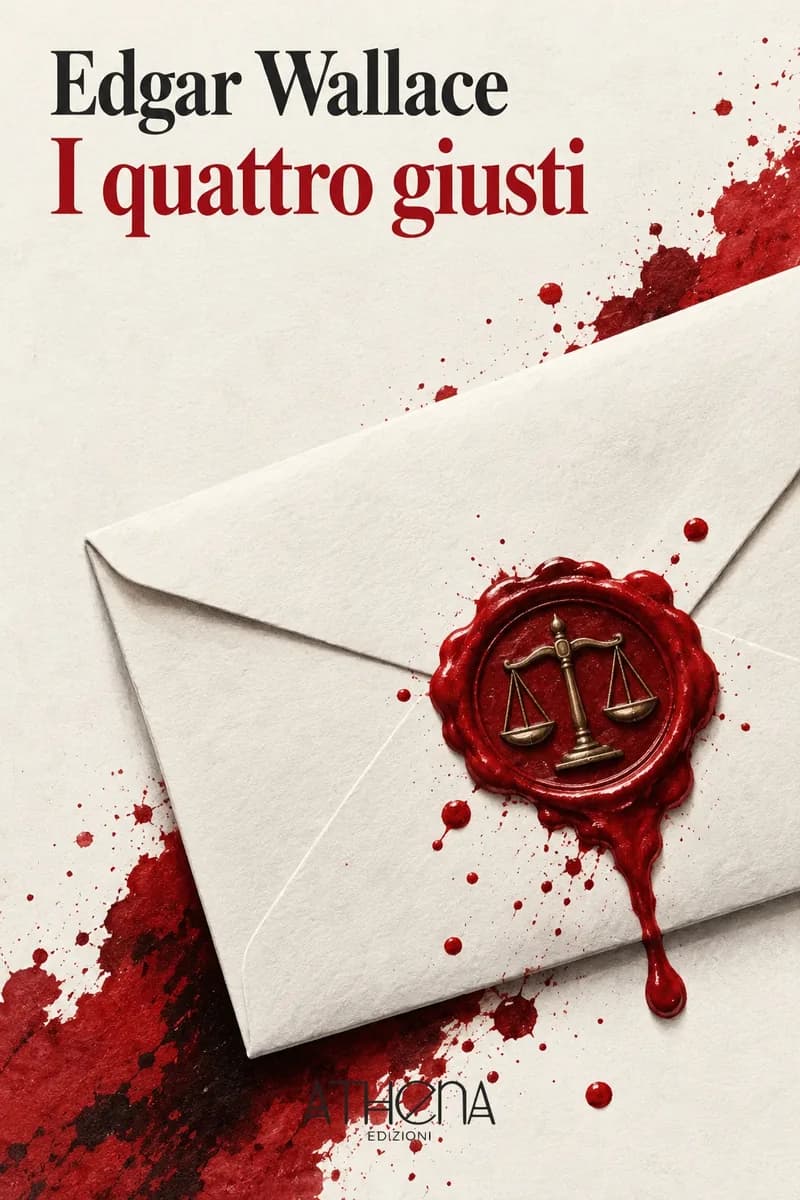 I quattro giusti di Edgar Wallace – copertina Edizioni Athena