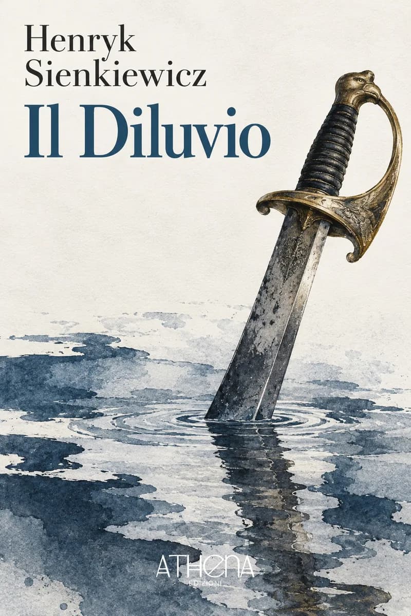 Il Diluvio di Henryk Sienkiewicz – copertina Edizioni Athena