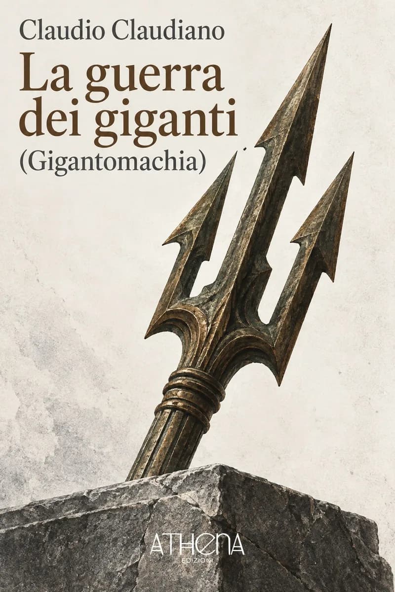 La guerra dei giganti (Gigantomachia) di Claudio Claudiano – copertina Edizioni Athena