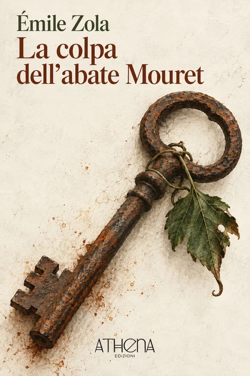La colpa dell'abate Mouret di Émile Zola – copertina Edizioni Athena