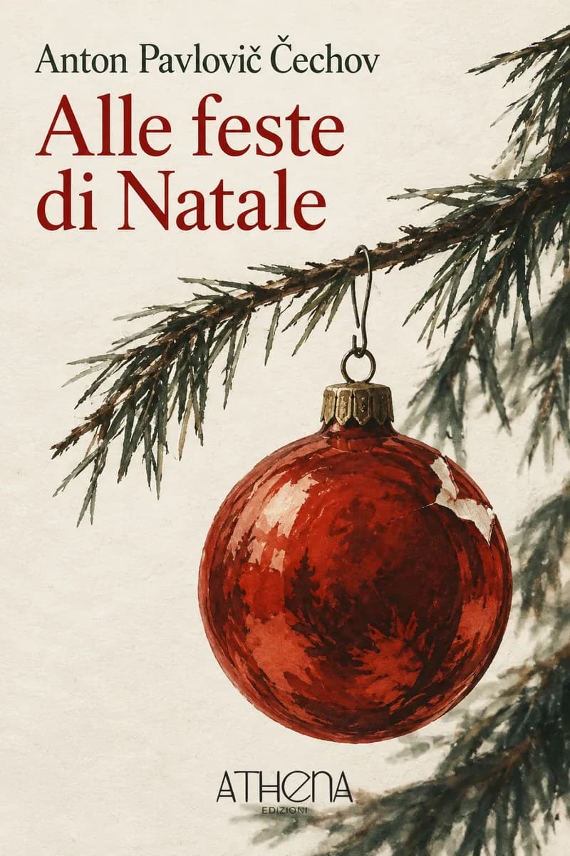 Alle feste di Natale di Anton Pavlovič Čechov – copertina Edizioni Athena