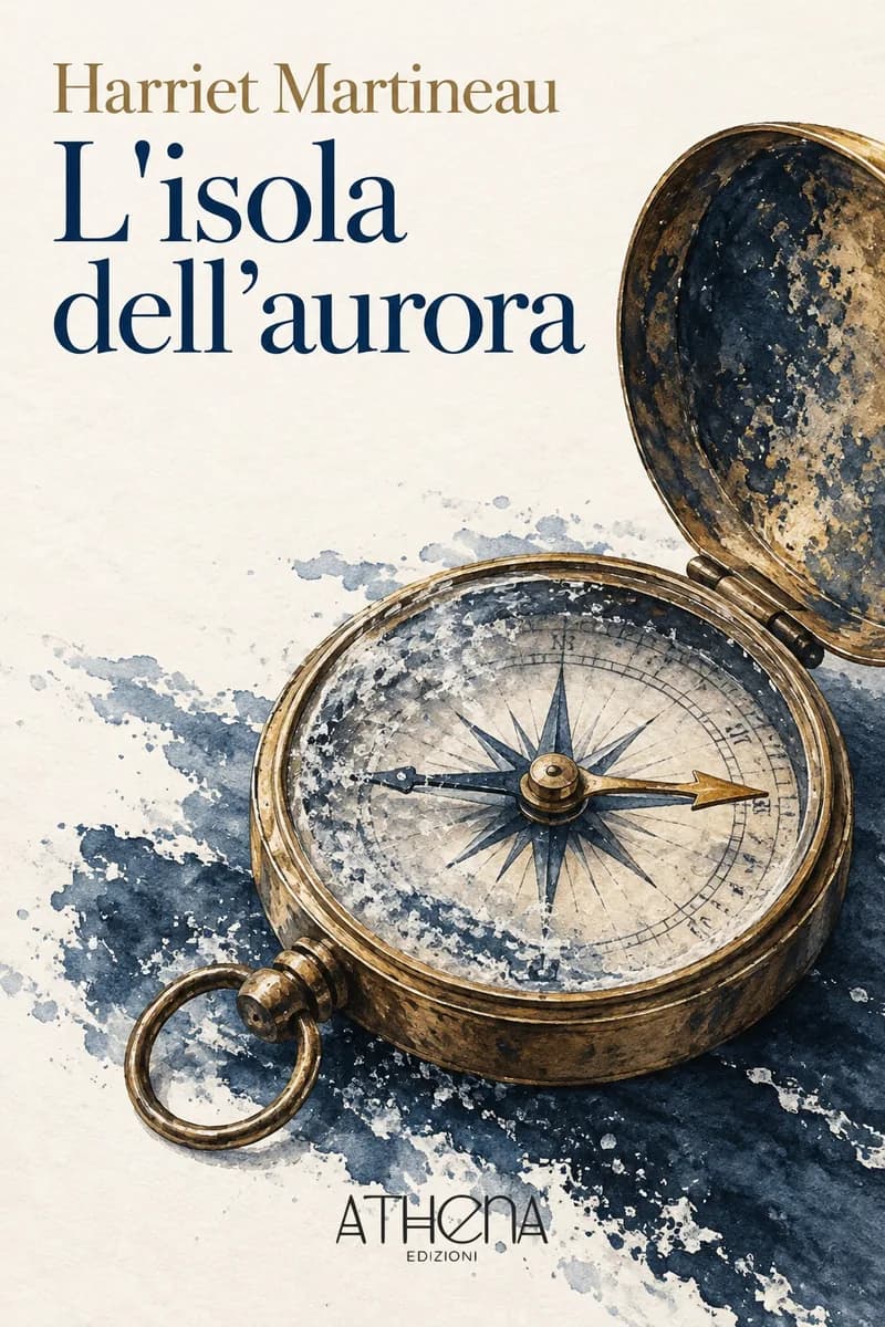 L'isola dell'aurora di Harriet Martineau – copertina Edizioni Athena