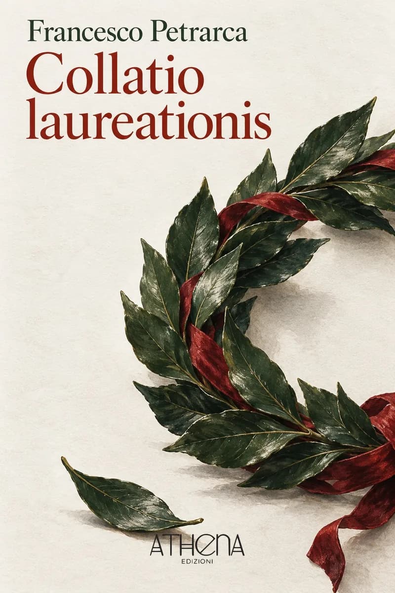 Collatio laureationis di Francesco Petrarca – copertina Edizioni Athena