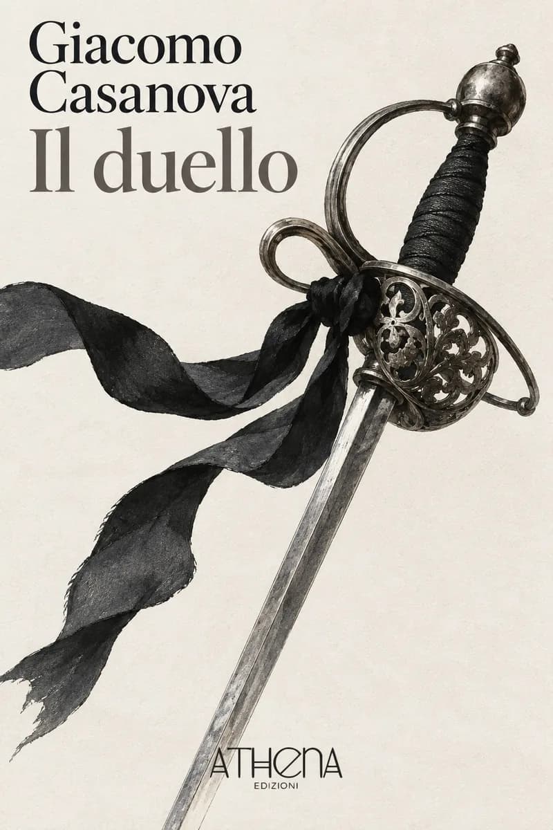 Il duello di Giacomo Casanova – copertina Edizioni Athena