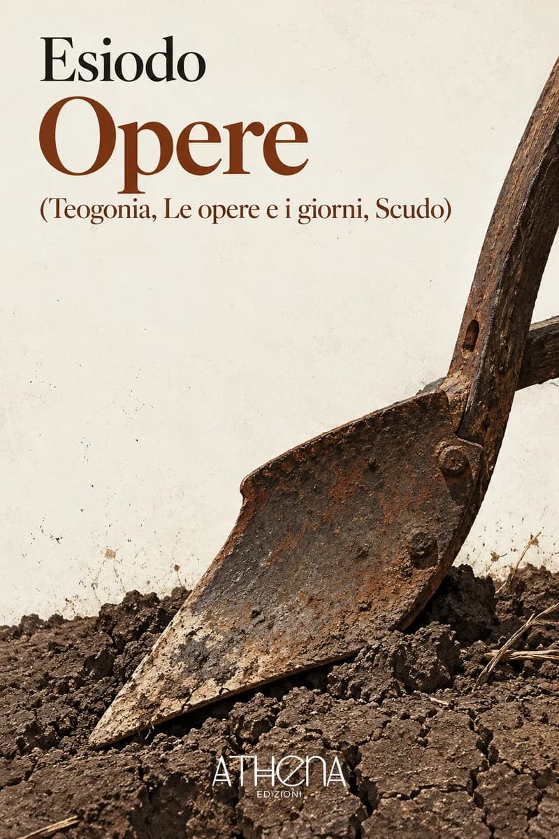 Opere (Teogonia, Le opere e i giorni, Scudo) di Esiodo – copertina Edizioni Athena
