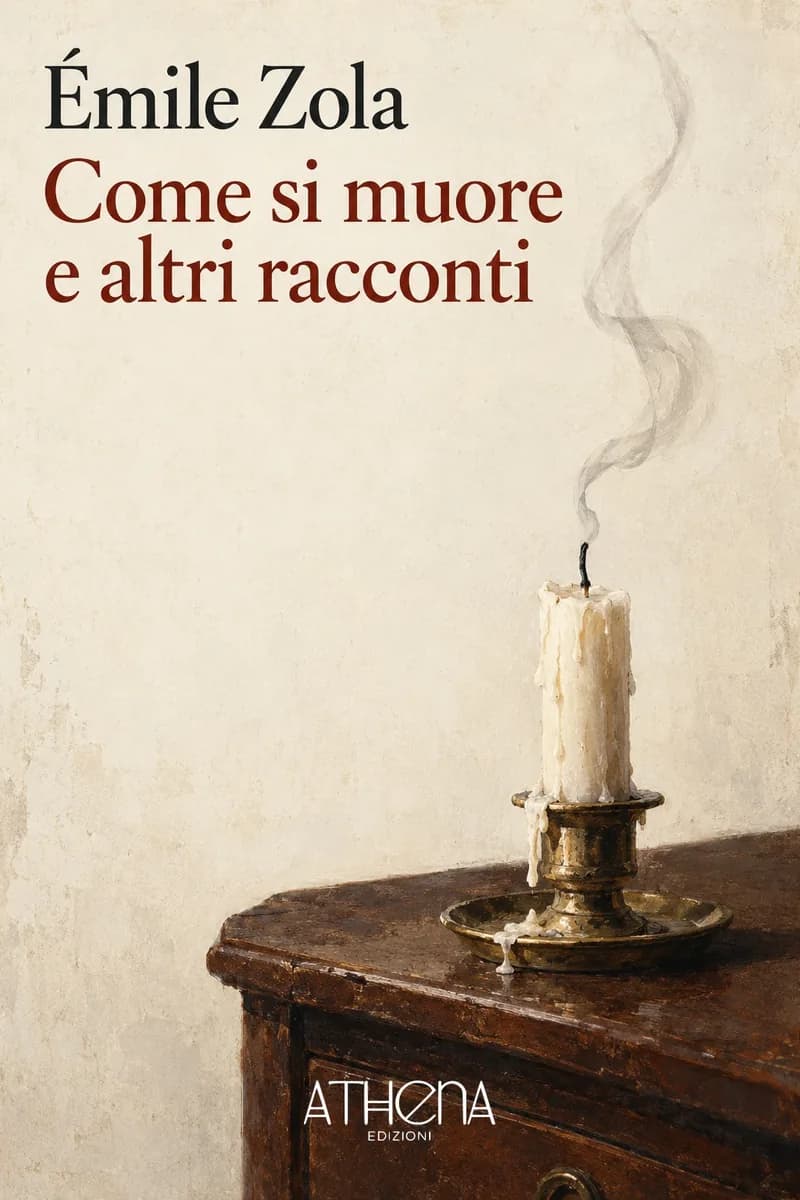 Come si muore e altri racconti di Émile Zola – copertina Edizioni Athena