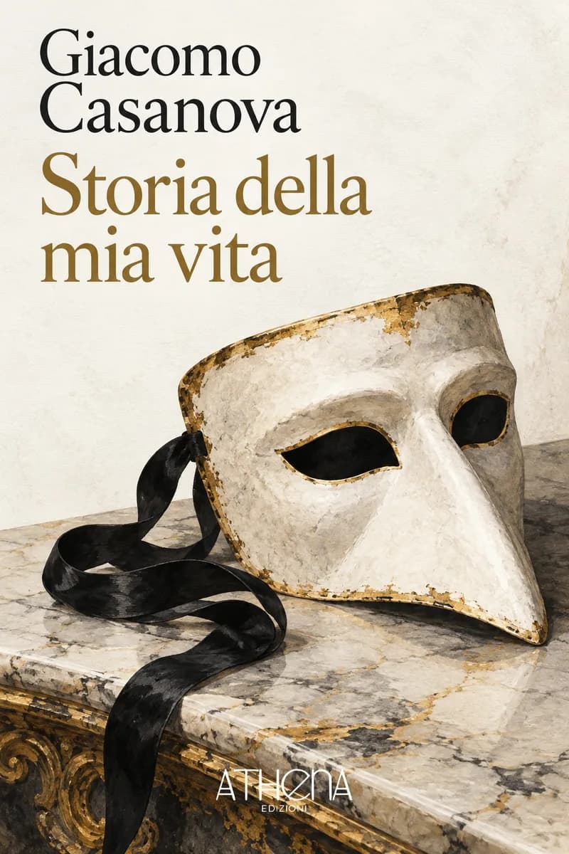 Storia della mia vita di Giacomo Casanova – copertina Edizioni Athena