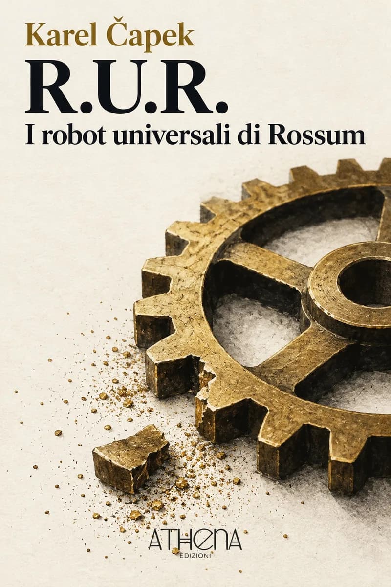 R.U.R. - I robot universali di Rossum di Karel Čapek – copertina Edizioni Athena